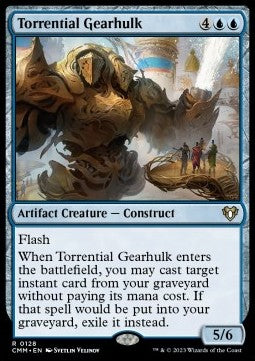 Torrential Gearhulk⁣ - Commander Masters⁣ (Rare)⁣ [128]