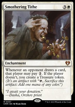 Smothering Tithe⁣ - Commander Masters⁣ (Mythic)⁣ [57]