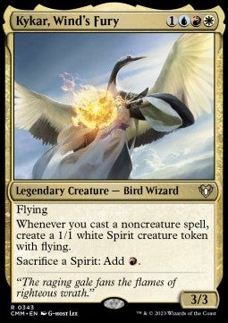 Kykar, Wind's Fury - Commander Masters (Rare) [CMM-343]