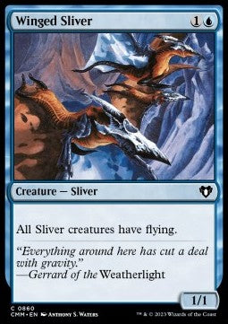 Winged Sliver - Commander Masters: Extras (Common) [XCMM-860]
