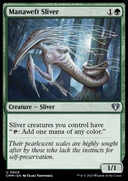 Manaweft Sliver - Commander Masters: Extras (Uncommon) [XCMM-900]