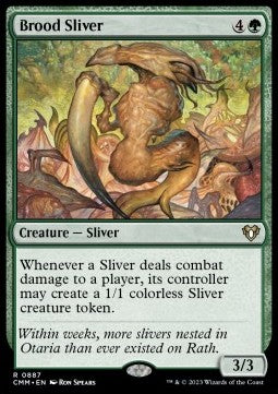 Brood Sliver - Commander Masters: Extras (Rare) [XCMM-887]