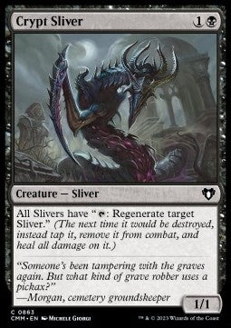 Crypt Sliver - Commander Masters: Extras (Common) [XCMM-863]
