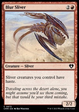 Blur Sliver - Commander Masters: Extras (Common) [XCMM-873]