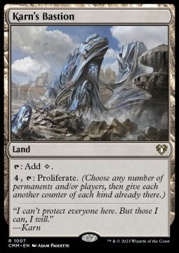 Karn's Bastion - Commander Masters: Extras (Rare) [XCMM-1007]