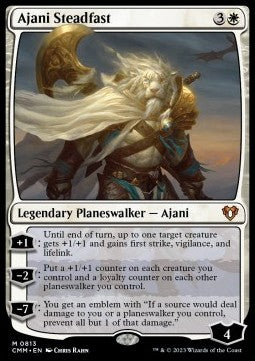 Ajani Steadfast - Commander Masters: Extras (Mythic) [XCMM-813]