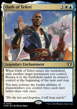 Oath of Teferi - Commander Masters: Extras (Rare) [XCMM-934]