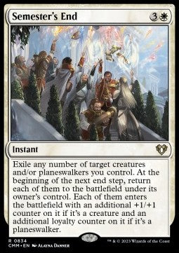 Semester's End - Commander Masters: Extras (Rare) [XCMM-834]