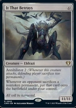 It That Betrays - Commander Masters: Extras (Rare) [XCMM-805]