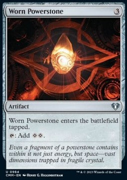 Worn Powerstone - Commander Masters: Extras (Uncommon) [XCMM-984]