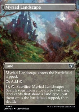 Myriad Landscape⁣ - Commander Masters: Extras⁣ (Uncommon)⁣ [660]
