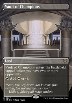 Vault of Champions (V.2) - Commander Masters: Extras (Rare) [XCMM-667]