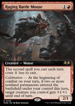 Raging Battle Mouse - Wilds of Eldraine: Extras (Rare) [XWOE-349]