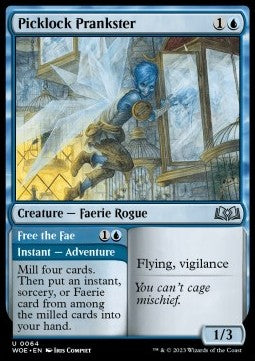 Picklock Prankster // Free the Fae⁣ - Wilds of Eldraine⁣ (Uncommon)⁣ [64]