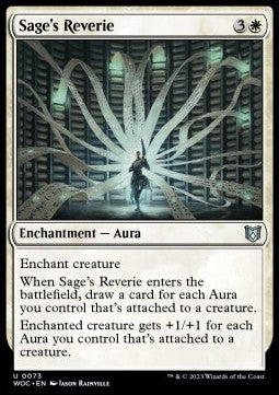 Sage's Reverie - Commander: Wilds of Eldraine (Uncommon) [WOC-73]