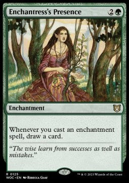 Enchantress's Presence - Commander: Wilds of Eldraine (Rare) [WOC-125]