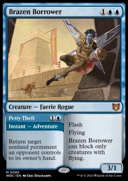 Brazen Borrower // Petty Theft - Commander: Wilds of Eldraine (Mythic) [WOC-85]