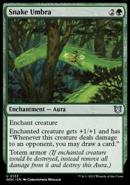 Snake Umbra - Commander: Wilds of Eldraine (Uncommon) [WOC-133]