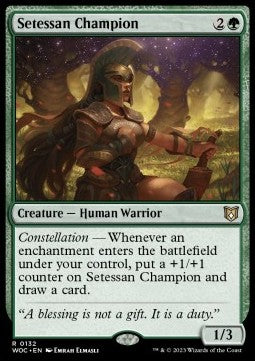 Setessan Champion - Commander: Wilds of Eldraine (Rare) [WOC-132]