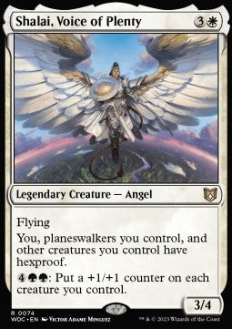 Shalai, Voice of Plenty - Commander: Wilds of Eldraine (Rare) [WOC-74]