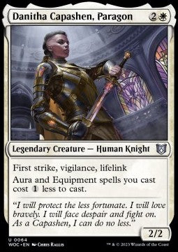 Danitha Capashen, Paragon - Commander: Wilds of Eldraine (Uncommon) [WOC-64]