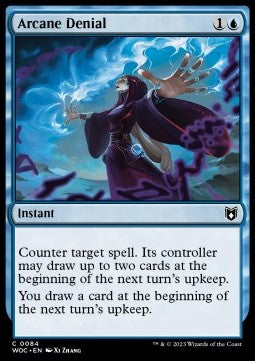 Arcane Denial - Commander: Wilds of Eldraine (Common) [WOC-84]