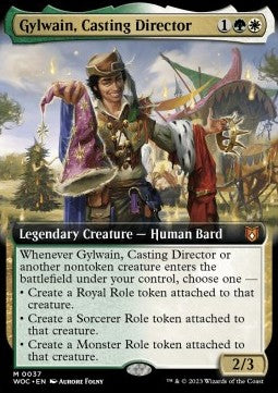 Gylwain, Casting Director (V.1) - Commander: Wilds of Eldraine: Extras (Mythic) [XWOC-37]