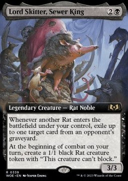 Lord Skitter, Sewer King - Wilds of Eldraine: Extras (Rare) [XWOE-339]