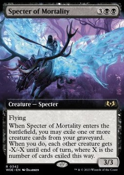 Specter of Mortality - Wilds of Eldraine: Extras (Rare) [XWOE-342]