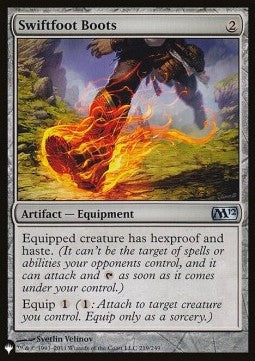 Swiftfoot Boots - Secret Lair Commander Deck: Angels: They're Just Like Us but Cooler (Uncommon)