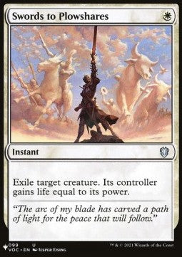 Swords to Plowshares - Secret Lair Commander Deck: Angels: They're Just Like Us but Cooler (Uncommon)