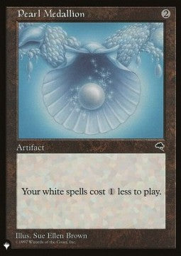 Pearl Medallion - Secret Lair Commander Deck: Angels: They're Just Like Us but Cooler (Rare)