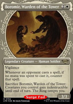 Boromir, Warden of the Tower (V.3) - The Lord of the Rings: Tales of Middle-earth Holiday Release (Rare) [LTRH-794]