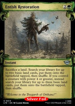 Entish Restoration (V.2) - The Lord of the Rings: Tales of Middle-earth Holiday Release (Uncommon) [LTRH-614]