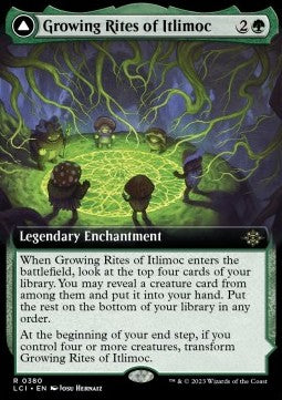 Growing Rites of Itlimoc // Itlimoc, Cradle of the Sun - The Lost Caverns of Ixalan: Extras (Rare) [XLCI-380]