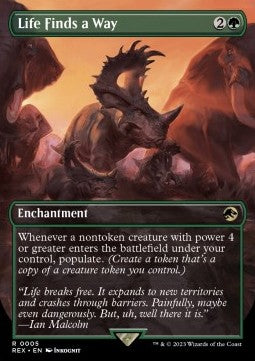 Life Finds a Way (V.1) - Universes Beyond: Jurassic World Collection (Rare) [REX-5]