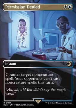 Permission Denied (V.1) - Universes Beyond: Jurassic World Collection (Rare) [REX-17]