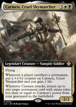 Carmen, Cruel Skymarcher - Commander: The Lost Caverns of Ixalan: Extras (Mythic) [XLCC-26]