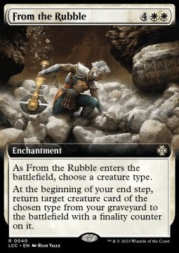 From the Rubble - Commander: The Lost Caverns of Ixalan: Extras (Rare) [XLCC-40]