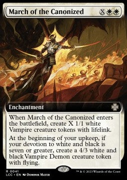 March of the Canonized - Commander: The Lost Caverns of Ixalan: Extras (Rare) [XLCC-41]
