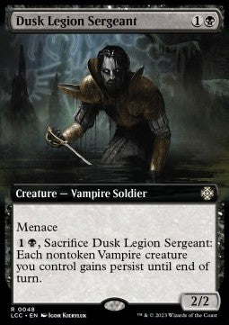 Dusk Legion Sergeant⁣ - Commander: The Lost Caverns of Ixalan: Extras⁣ (Rare)⁣ [48]