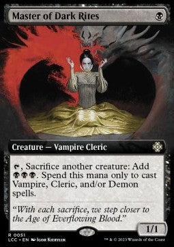 Master of Dark Rites⁣ - Commander: The Lost Caverns of Ixalan: Extras⁣ (Rare)⁣ [51]