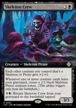 Skeleton Crew - Commander: The Lost Caverns of Ixalan: Extras (Rare) [XLCC-53]