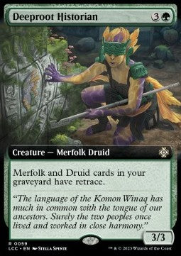 Deeproot Historian - Commander: The Lost Caverns of Ixalan: Extras (Rare) [XLCC-59]