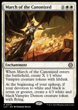 March of the Canonized⁣ - Commander: The Lost Caverns of Ixalan⁣ (Rare)⁣ [73]