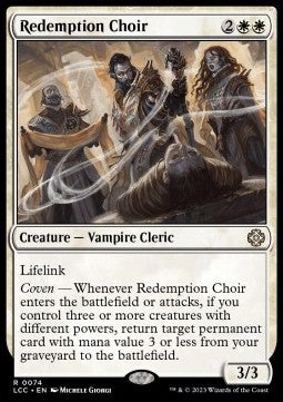 Redemption Choir⁣ - Commander: The Lost Caverns of Ixalan⁣ (Rare)⁣ [74]