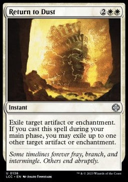 Return to Dust⁣ - Commander: The Lost Caverns of Ixalan⁣ (Uncommon)⁣ [136]
