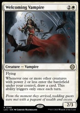 Welcoming Vampire⁣ - Commander: The Lost Caverns of Ixalan⁣ (Rare)⁣ [140]