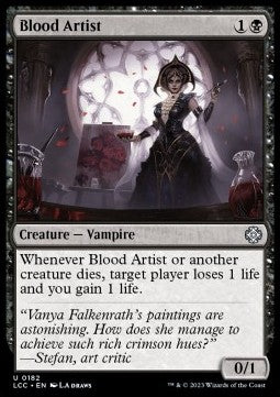 Blood Artist⁣ - Commander: The Lost Caverns of Ixalan⁣ (Uncommon)⁣ [182]