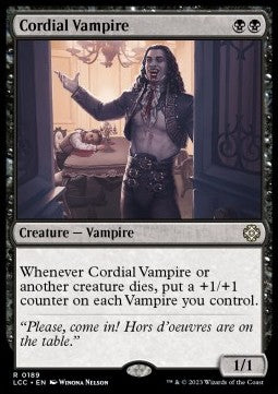 Cordial Vampire⁣ - Commander: The Lost Caverns of Ixalan⁣ (Rare)⁣ [189]
